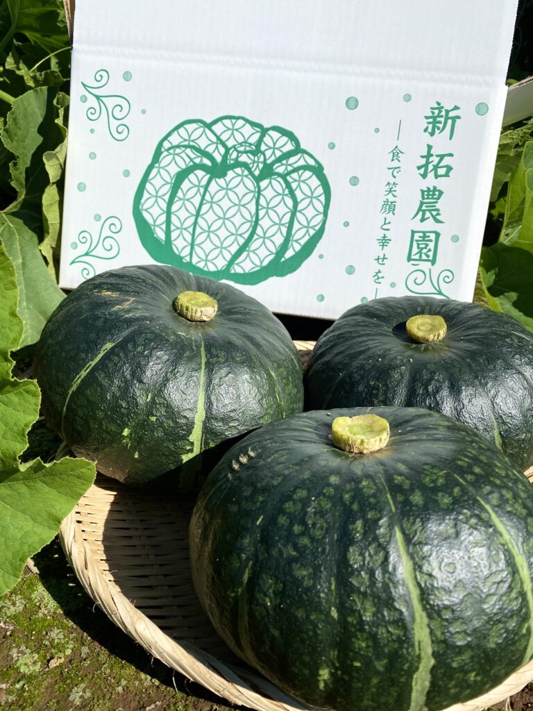 新拓農園のこだわり完熟かぼちゃ