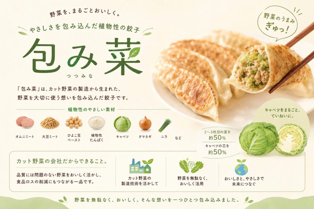 包み菜（ビーガン餃子）