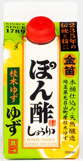 金笛　ぽん酢しょうゆ　300ml紙パック