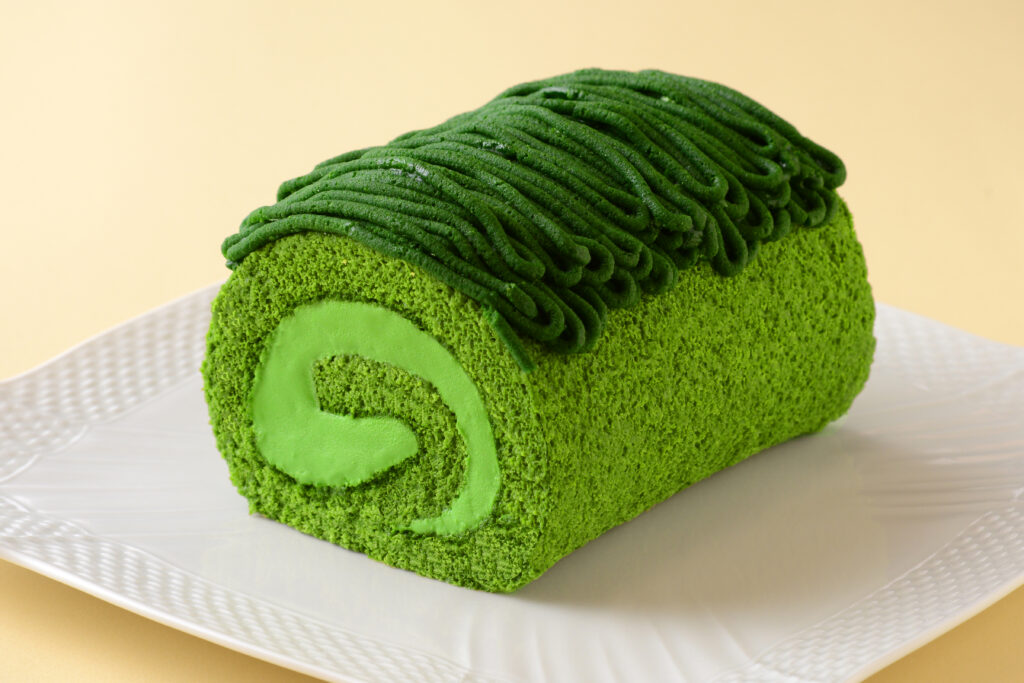 宇治抹茶モンブランロールケーキ